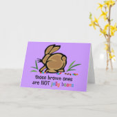 Brown Jelly Beans Karte (Gelbe Blume)