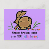 Brown Jelly Beans Postkarte (Vorderseite)
