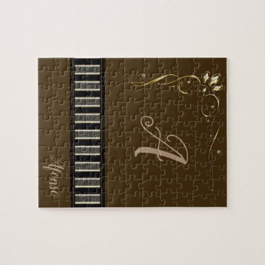 Brown Jigsaw Puzzle Daisy (Horizontal)