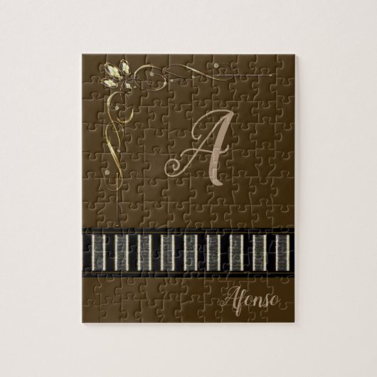 Brown Jigsaw Puzzle Daisy (Vertikal)