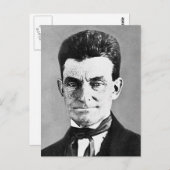 Brown - John / Abolitionist Northern Martyr Postkarte (Vorne/Hinten)