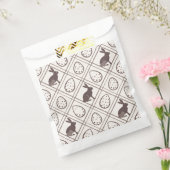 Brown Kariert Oaster Geschenktütchen (Versiegelt)