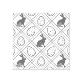 Brown Kariert Oaster Gummistempel (Prägung)