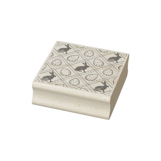 Brown Kariert Oaster Gummistempel (Stempel)