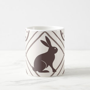 Brown Kariert Oaster Kaffeetasse