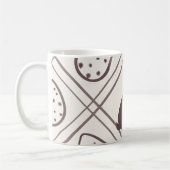 Brown Kariert Oaster Kaffeetasse (Links)