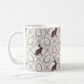 Brown Kariert Oaster Kaffeetasse (Links)