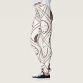 Brown Kariert Oaster Leggings (Links)