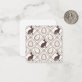 Brown Kariert Oaster Mitteilungskarte