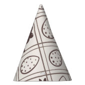 Brown Kariert Oaster Partyhütchen (Rechts)