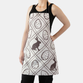 Brown Kariert Oaster Schürze