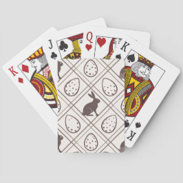 Brown Kariert Oaster Spielkarten