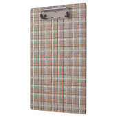 Brown Kariert Spiral Foto Notebook Klemmbrett (Links)