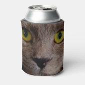 Brown Kitten Oil Paint, Can Cooler Dosenkühler (Kanne Rückseite)