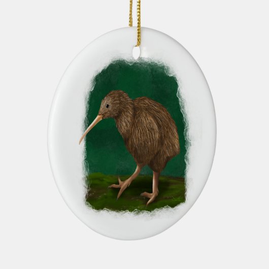 Brown Kiwi Ornament (Rechts)