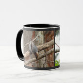 Brown-köpfige Kleiber-Tasse Tasse (Vorderseite Links)