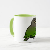 Brown-köpfiger Papagei Tasse (Vorderseite Links)