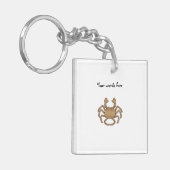 Brown-Krabbe Schlüsselanhänger (Vorderseite links)