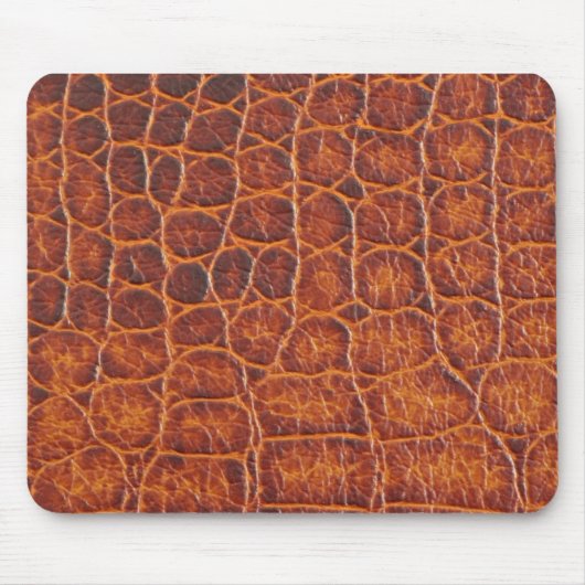 Brown-Krokodil-Haut Mousepads (Vorne)