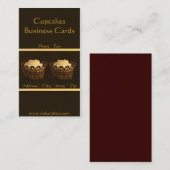 Brown-Kuchen-Bäckerei-Visitenkarten Visitenkarte (Vorne/Hinten)