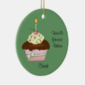 Brown-Kuchen-Weihnachtsverzierung Keramikornament (Rechts)