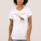 Brown-Kuh. Atemberaubend! Monique-Herz - T-Shirt (Vorderseite)