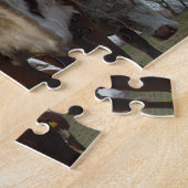 Brown-Kuh-Puzzlespiel Puzzle (Seite)