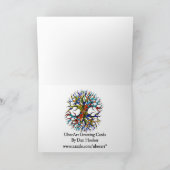 Brown-Kühe, die in die Wüste gehen Karte (Innenseite)