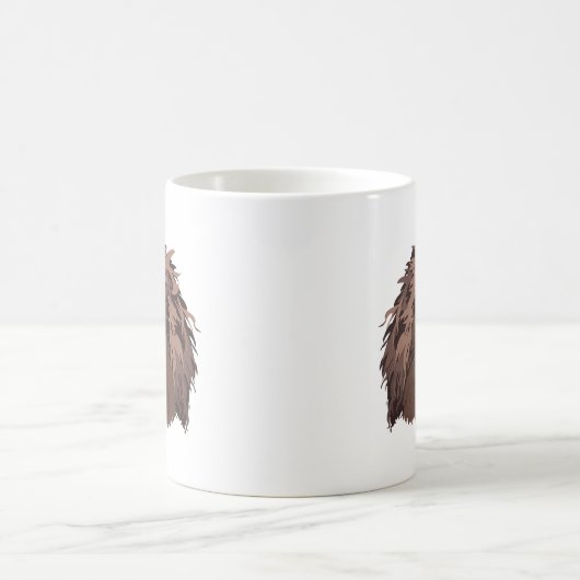 Brown Labradoodle Kaffeetasse (Mittel)