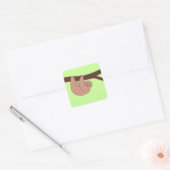 Brown Lächeln mit Heart Nose Sticker (Umschlag)
