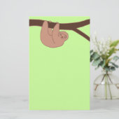 Brown lächelt mit Herznase Briefpapier (Stehend Vorderseite)
