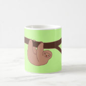 Brown lächelt mit Herznase Kaffeetasse (Mittel)