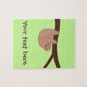 Brown lächelt mit Herznase Puzzle (Horizontal)