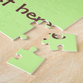 Brown lächelt mit Herznase Puzzle (Seite)