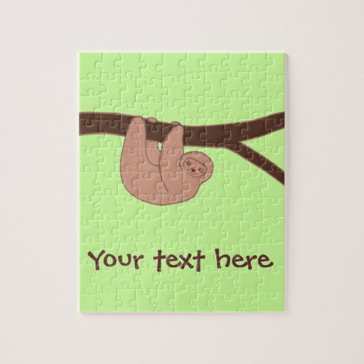 Brown lächelt mit Herznase Puzzle (Vertikal)