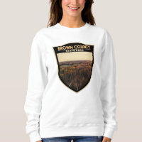 Brown Landkreis Staat Park Indiana Abzeichen