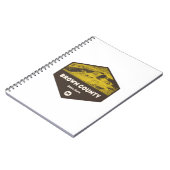 Brown Landkreis Staat Park Indiana Notizblock (Linke Seite)