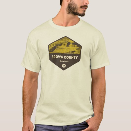 Brown Landkreis Staat Park Indiana T-Shirt (Vorderseite)