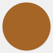 Brown Large Runder Aufkleber (Vorderseite)