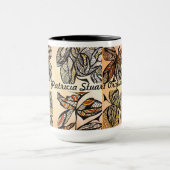 Brown Leaf Coffee Cup Tasse (Zentrum)