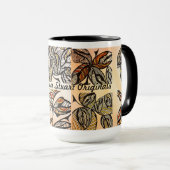 Brown Leaf Coffee Cup Tasse (VorderseiteRechts)