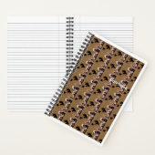 Brown Leafs Spiral Notebook Notizblock (Innen)