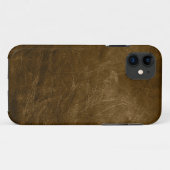 Brown Leather Case-Mate iPhone Hülle (Rückseite (Horizontal))