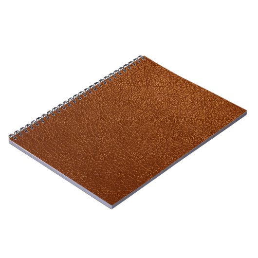 Brown Leather Notizblock (Linke Seite)