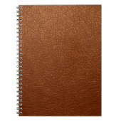Brown Leather Notizblock (Vorderseite)