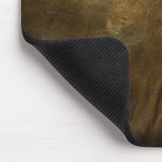 Brown Leather Pad Mousepad (Ecke)