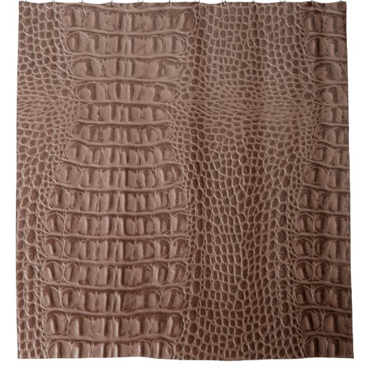 Brown leather texture background close up macroski duschvorhang (Vorderseite)