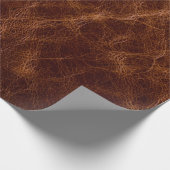 Brown leather textureleather,texture,abstract,acce geschenkpapier (Ecke)