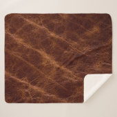 Brown leather textureleather,texture,abstract,acce sherpadecke (Vorderseite (Horizontal))