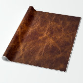 Brown leather textureleather,texture,background,ar geschenkpapier (Ungerollt)